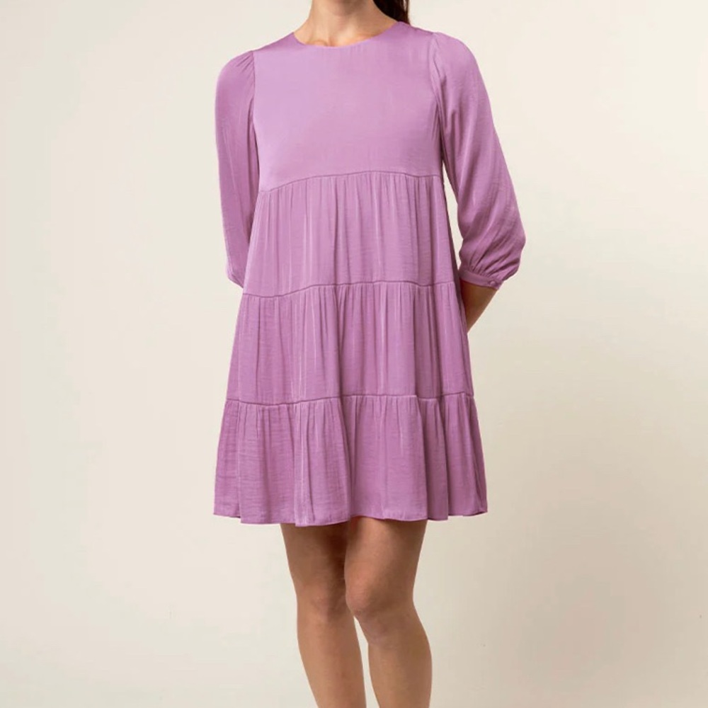 Billowy Tiered Babydoll Dress